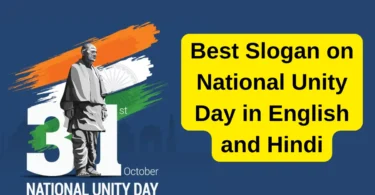 Best Slogan on National Unity Day